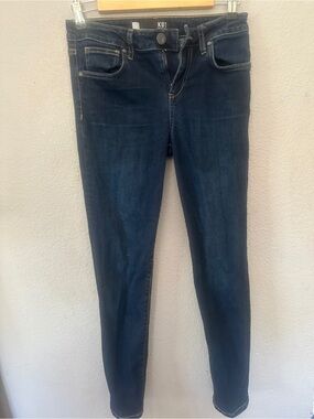 Kut from the Kloth Dark Blue Skinny Jeans - Classic Stretch Denim